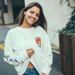 Brandy Melville white thermal Laila